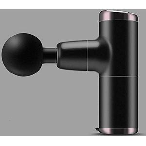 Massagepistool, mini massage gun, massageapparaat met 4 snelheden, elektrisch handmassageapparaat met 4 massagekoppen voor nek, schouders, rug, 2000 mAh