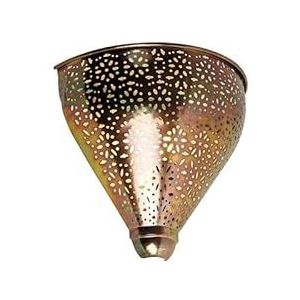 QAZQA Maruf,sinbad,zayn - Oosterse Wandlamp Voor Binnen - 1 Lichts - D 11.5 cm - Brons - Woonkamer