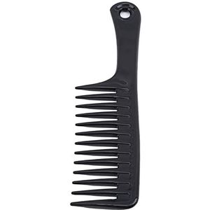 DieffematicSZ kam Hairdressing Comb Heat Resistant Woman Wet Detangle Curly Hair Brushes Pro Salon Styling Tools Multi-color Optional (Color : Schwarz)