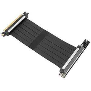 PCI-E 16X-kabel, met LED PCI-verlengsnoer Express Riser Extender Computeronderdelen, stofdichte hoed en gouden vingerbeschermer