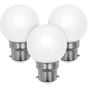 JINLONTA - B22 - LED-gloeilamp - G45 - 3 W - Vervangt 25 W - Warmwit - 3000 K