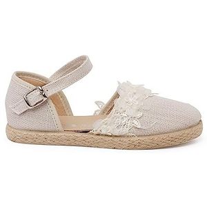 Pisamonas Ceremony Lace Espadrilles Maat 24 Kleur Beige