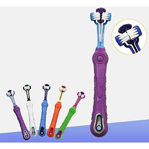 HaiMa Tandenborstel voor honden, tandenborstel voor huisdieren, orale reiniging, grote tandenborstel, accessoires voor huisdieren, wit