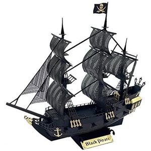 For: Huisdecoratie DIY papieren miniatuur bouwpakket zeilschip piratenboot 3D-model