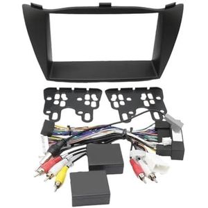 7 Inch Autoradio Met GPS MP5-stereospeler 2 DIN-hoofdunitpaneel En Dashboardframe Voor HYUNDAI Voor TUCSON IX35 2010+ Auto Fascia Radio Paneel(FRAME AN CORD)