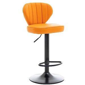 Barkrukken Aanrechthoogte Barkrukken, Draaibare Hoge Aanrecht Eetkamerstoel Met Rugleuningen, Armloze Barkrukstoelen Barstoel Bistrokruk (Color : E, Size : 1Pieces)