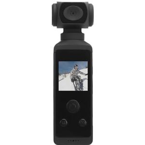 Actiecamera, Pocketcamera 4K HD 270° draaibaar, anti-trilling, wifi met microfoonclip for buiten, duiken en fotograferen,voor fietsen, motorfietsen