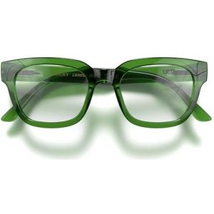 London Mole® Tricky leesbril | Koele vierkante/rechthoekige/trapeziumvormige lezers | Heren dames unisex | Veer scharnieren