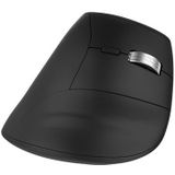 T'nB - Verticale oplaadbare draadloze muis, scrollwiel voor ultrasnel scrollen, Bluetooth, plug & play met dongle - Zwart