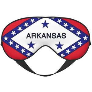 sttung Arkansas State Flag Print Travel - Friendly Sleep Soft Eye Mask: Compact, lichtgewicht, verstelbare riem