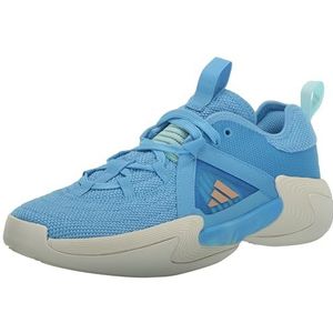 adidas Dames Exhibit Select Mid Trainers sneakers, Semi Blue Burst/Halo Blush/Off White, 36 EU, Semi Blue Burst Halo Blush Off White, 36 EU