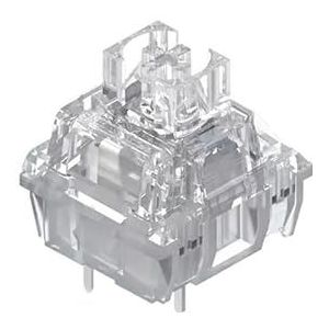MQXFCZUX Frozen Schakelaar V2 Mechanisch Toetsenbord Stille Schakelaars 3 Pins Lineaire 39gf RGB Transparant Custom Gaming Toetsenbord voor Gamer (30 stuks)