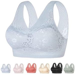 KIKIATA Orthopedische anti-verslapping beha voor dames, ademende push-up draadloze beha, beha's voor dames, comfortabele naadloze beha, draadloze alledaagse bh's, sportbeha met hoge ondersteuning