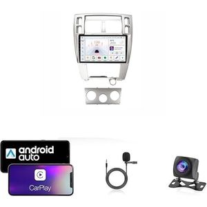 Android 13 Dubbel Din Auto Stereo Touchscreen Auto Stereo Voor Hyundai Tucson 2005-2009 Met Bluetooth GPS Navigatie WiFi FM Radio USB/SWC/Plug en Play Ondersteuning Carplay&Android Auto(4 Core Wifi 1G