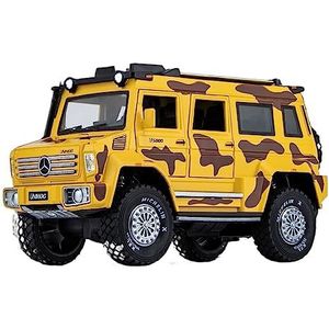1:24 Voor Unimog U5000 Terreinwagen Legering Model Auto Diecast Cars Speelgoed Voor Kinderen Xmas Geschenken (Color : C, Size : With box)