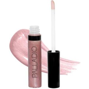 Palladio Lipgloss, Niet-plakkerige Lip Gloss, Bevat Vitamine E en Aloë, Biedt Intense Kleur en Hydratatie, Vermindert Liprimpels, Verzacht Lippen met een Mooie Glanzende Afwerking, Pink Candy