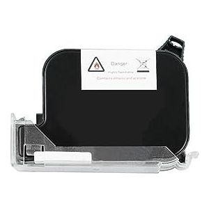 Handbediende Inkjetprinter, Handheld-printer Mini-printer Draagbare kleine codeermachine Aansluiten op telefoon Hogere precisie-logo Sneldrogende inkjet Slim Sneldrogend Printen (Color : Black ink ca