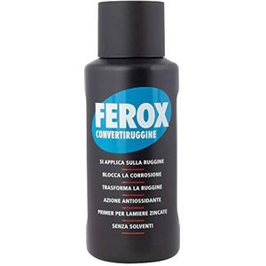 AREXONS Ferox roestomvormer, 750 ml, behandeling van roest en bescherming van ijzeren oppervlakken, verwijdering van roest, doseermondstuk, geschikt voor roestige en niet-roestende oppervlakken