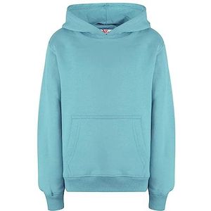 A2Z 4 Kids Meisjes Jongens Effen Sweatshirt Tie Dye Pullover Shirt - Plain Sweat Hoodie Aqua 13