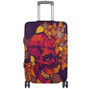 hengpai Skull en Rose Travel Bagage Protector koffer Cover S 18-20 in