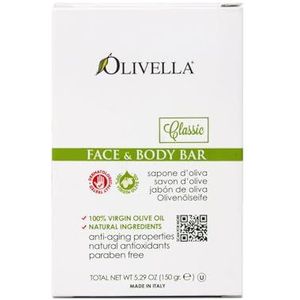 Olivella Face & Body Bar Soap Classic 5.29 oz