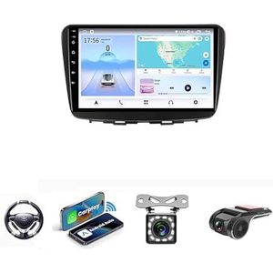 Android 13 Auto Stereo MP5 Player 9'' Screen Autoradio Voor Suzuki Baleno 2015-2018 Car-play Android Auto GPS-navigatie Bluetooth RDS FM AM DAB+ Radio Stuurbediening Voice Control(NF-3 8Core 2+32G)