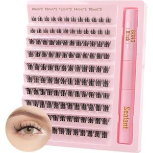 Individuele Wimpers 30D Lash Clusters Natuurlijke Look Valse Wimpers Cluster Wimpers Pluizige Wispy Individuele LasheD Krul Wimper Extension
