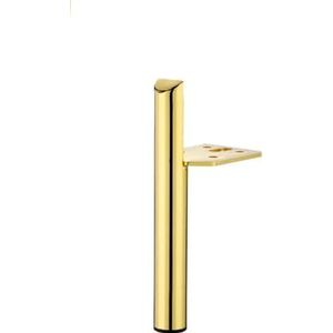 4 stuks poten for meubels, metalen tafelpoten, hardwaremontage, bank, kledingkast, dressoir, badkamerkast, vervangende poten (13 cm - goud, 4 stuks)(18cm gold 4pcs)