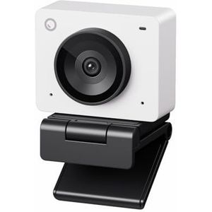 OBSBOT Meet SE 1080P@100 FPS Webcam voor PC met 1/2,8"" Sensor, AI Framing en Autofocus, Beauty Mode, Lichtgewicht, Gebarenbediening, DOL HDR, Webcam voor Streaming, Vergaderingen, Gaming (Cloud White)