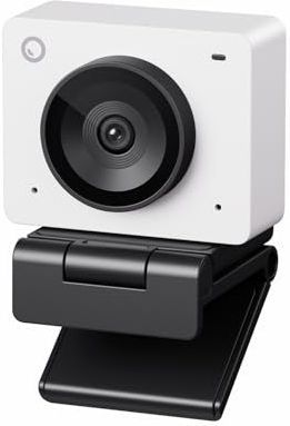 OBSBOT Meet SE 1080P@100 FPS Webcam voor PC met 1/2,8"" Sensor, AI Framing en Autofocus, Beauty Mode, Lichtgewicht, Gebarenbediening, DOL HDR, Webcam voor Streaming, Vergaderingen, Gaming (Cloud White)