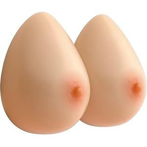 Nude,1000g/Pair(D Cup),OSEMISS Siliconen Borstprothesen Zelfklevende Borstimplantaten Valse Borsten 300g-6000g Crossdressers Mastectomie Prothese Transgender Borstkanker