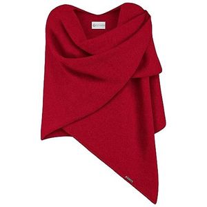 GIESSWEIN Merino Lamswollen Cape - Elegant fijn gebreid gilet van 100% lamswol, cape van merinowol voor dames, XXL omslagdoek, poncho sjaal