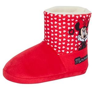 Disney Minnie Mouse pantoffels voor meisjes, pantoffels, fleece gevoerde warme boots, pantoffels, Meerkleurig, 27 EU