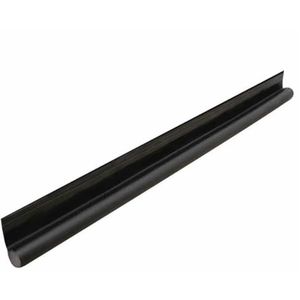 DIY tochtstrip voor een enkele deurnaad, verstelbaar en slijtvast, leren deurafdichtingsstrip-B