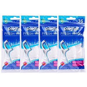 4 x DenTek Fresh & White tandzijde sticks