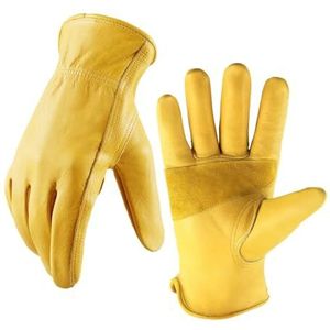 CYJAZNHH Leren tuinhandschoenen for het snoeien van rozen, verschillende maten(Medium)