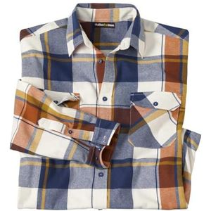 ATLAS FOR MEN - Geruit flanellen overhemd Country - 3XL
