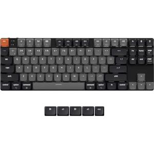 Keychron - K1 Versie 6 - Draadloos Mechanisch Toetsenbord - Zwart - Bluetooth/USB-C - QMK/VIA Programmeerbaar