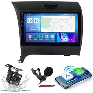 Android 14 Auto Stereo Navi voor K-IA Cerato (2013-2017) 9 ""QLED-scherm Autoradio met draadloze carplay Android Auto GPS-navigatie met Bluetooth 5.0 HIFI FM 5G-WiFi SWC RDS MIC,M400s