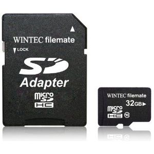 Wintec 3FMUSD32GBC10-R Filemate 32 GB Mobile Professional Class 10 Micro SD HC Card