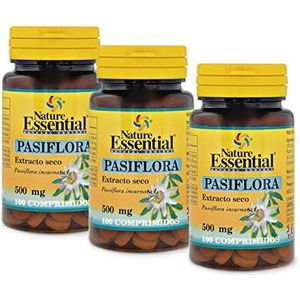 Nature Essential Passiflora 500 mg ext droog - 100 tabletten, 3 stuks