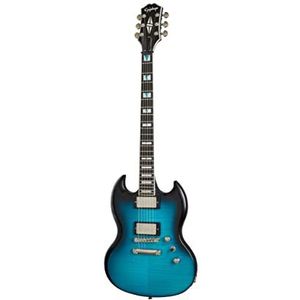 Epiphone Prophecy SG Blue Tiger Aged Gloss - Double Cut modellen