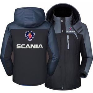 Scania - Heren Ski-jack - Zwart - Dikke Functionele Jas - Winddicht