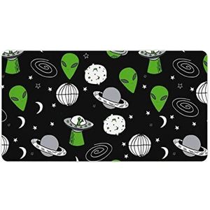 Outer Space Alien Mode Bureau Muismat Antislip Gaming Muismat Accessoires Decor 40X75cm