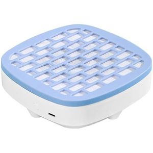 USB Mini Nalstofzuir Draagbare Nalstofzuir Nalstofzuir Ventilator Nalkunst Manicureventilator Met Filter(Blue)