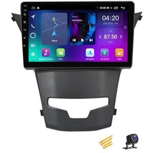 ZARAPLUS Android 13 Autoradio Multimediaspeler Met Navigatie Compatibel Met Ssangyong Actyon 2013~2017 9 Inch Touchscreen Autoradio Voor 4G/WIFI/FM/SWC/DSP/Android Auto/Carplay,NF2