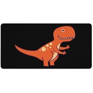 T-Rex Dinosaurus Bureau-onderlegger, grote gamingmuismat, antislip rubberen basis, waterdicht, desktop, schrijfblokbeschermer