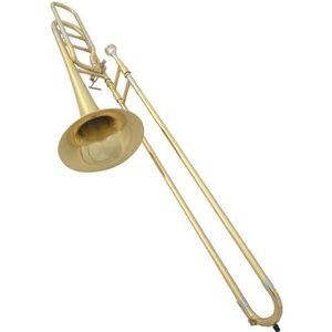 Trombone Muziekinstrument Professioneel Messing Gelakt Goud B-tenortrombone-instrument Met Opbergkoffer En Mondstuk