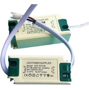 1 stuks constante stroom isolatie-eenheid geleide voeding plafondlamp downlight spoor focus transformator voorschakelapparaat (kleur: (12-18) x 1W)