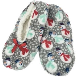 GSJNHY Slipper Sokken Vrouwen Fuzzy Sok Winter Warm Dinosaurus Sneeuwpop Comfortabele Slapen Zachte Vrouwelijke Pluche Antislip Grip Thermische Korte Vloer Slippers Sok, Bloem, 39-41